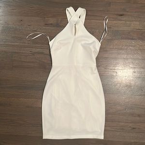 LuLus XS White Mini Dress